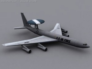 e3 sentry awacs 3D 모델