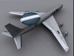 e3 sentry awacs 3D 모델