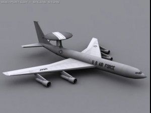 e3 sentry awacs 3D 모델