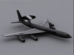 e3 sentry awacs 3D 모델