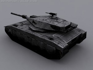 merkava mark iii 3D 模型