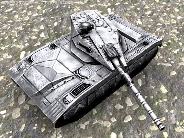 merkava mark i 3D 模型 .c4d .max .obj .3ds .fbx .stl .blend 