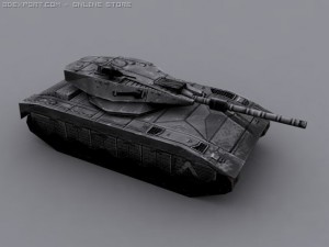 merkava mark i 3D 模型