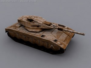 merkava mark i 3D 模型