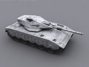 merkava mark i 3D 模型