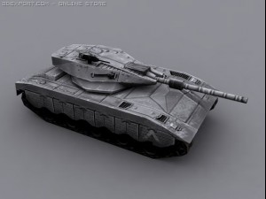 merkava mark i 3D 模型