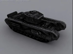 churchill mk iii a20 3D Model