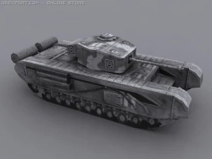 churchill mk iv a22 3D Model