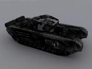 churchill mk iv a22 3D Model