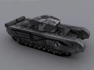 churchill mk iv a22 3D Model
