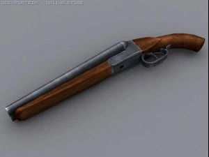 sawedoff shotgun 3D Model