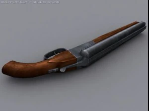 sawedoff shotgun 3D Model