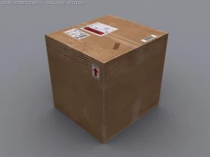 cardboard box 3D Model