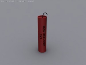 tnt stick Modelo 3D