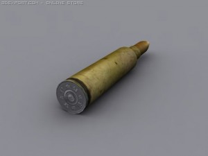 rifel bullet 3D Model