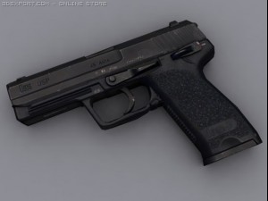 heckler  koch usp 45 3D Model