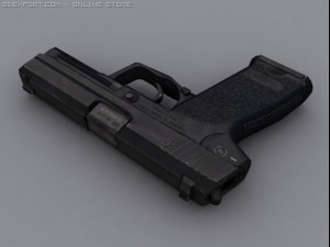 heckler  koch usp 45 3D Model
