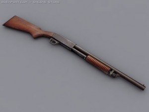 remington 870 Model 3D