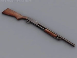 remington 870 3D Model