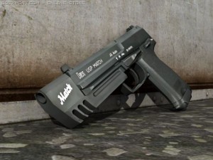 heckler koch usp match 3D 模型