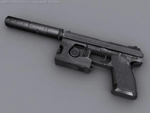 heckler  koch mk23 socom 3D Model
