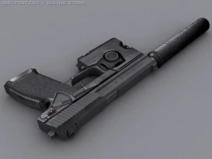 heckler  koch mk23 socom 3D Model