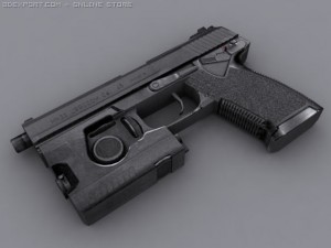 heckler  koch mk23 lam Model 3D