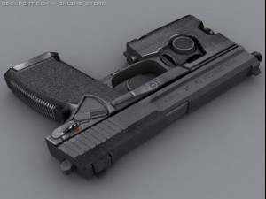 heckler  koch mk23 lam Model 3D