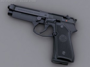 beretta 92 Modelo 3D