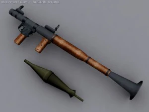rocket propelled launcher 3D Model