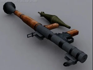 rocket propelled launcher 3D Model