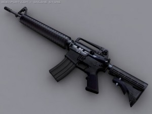 m4 carbine 3D Модель
