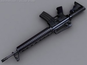 m4 carbine 3D Модель