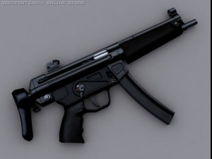 heckler  koch mp5 3D 模型