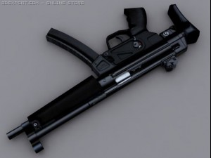 heckler  koch mp5 3D 模型