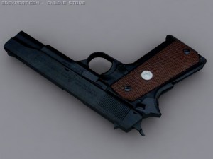 colt 45 Model 3D