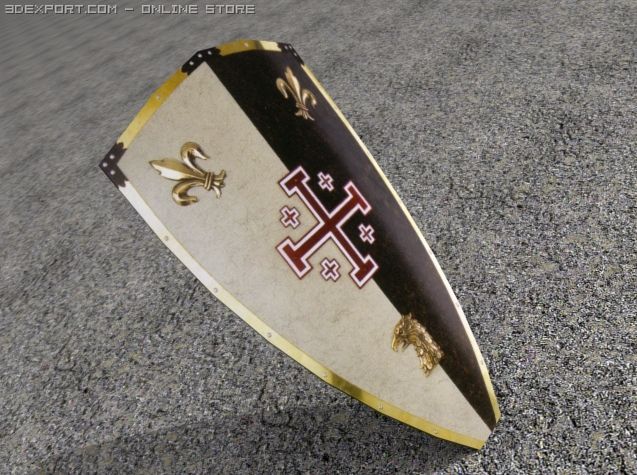 ryzon shield 3D Модель .c4d .max .obj .3ds .fbx .stl .blend 