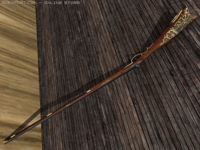 lavender musket s272 3D Model .c4d .max .obj .3ds .fbx .stl .blend 