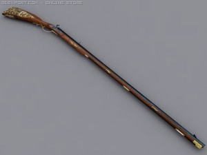 lavender musket s272 3D Model