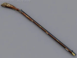 lavender musket s272 3D Model