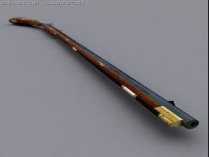 lavender musket s272 3D Model