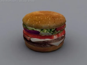 burger 3D Model