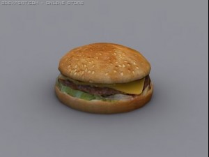 cheese burger 3D Модель