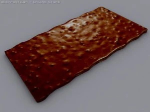 dark chocolate bar 3D Model