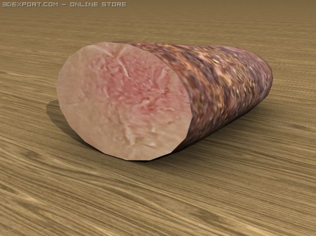 roast beef 3D Модель .c4d .max .obj .3ds .fbx .stl .blend 