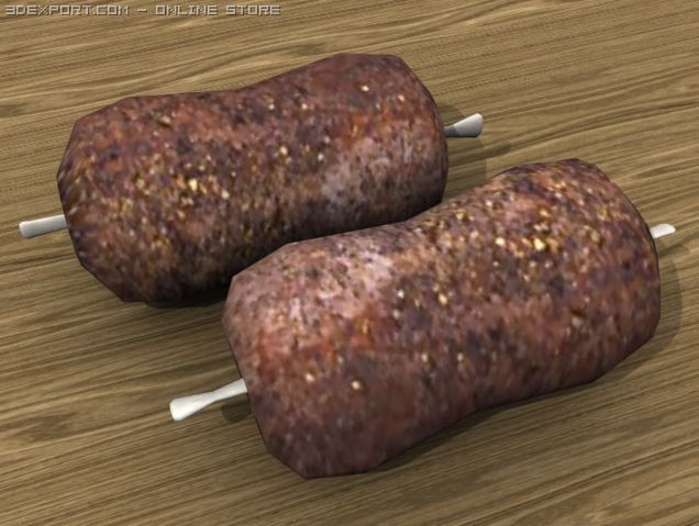 meat Model 3D .c4d .max .obj .3ds .fbx .stl .blend 