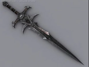 demonic sword 3D Model