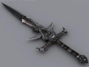 demonic sword 3D Model