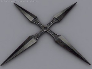 yuffies shuriken Modelo 3D