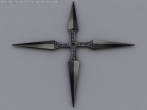 yuffies shuriken Modelo 3D